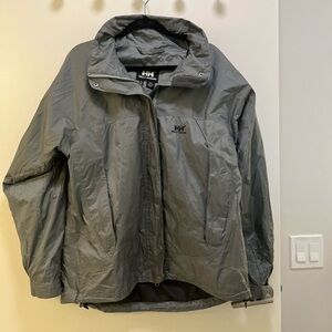 Helly Hansen Charcoal Waterproof Rain Jacket